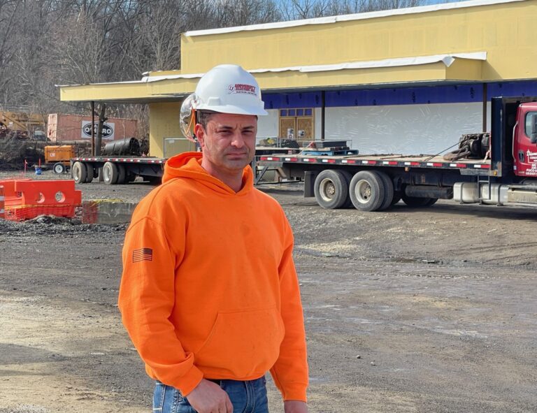 Billy Zarlingo, foreman at University Electric, outside the Mercy Health Behavioral Hospital in Liberty.