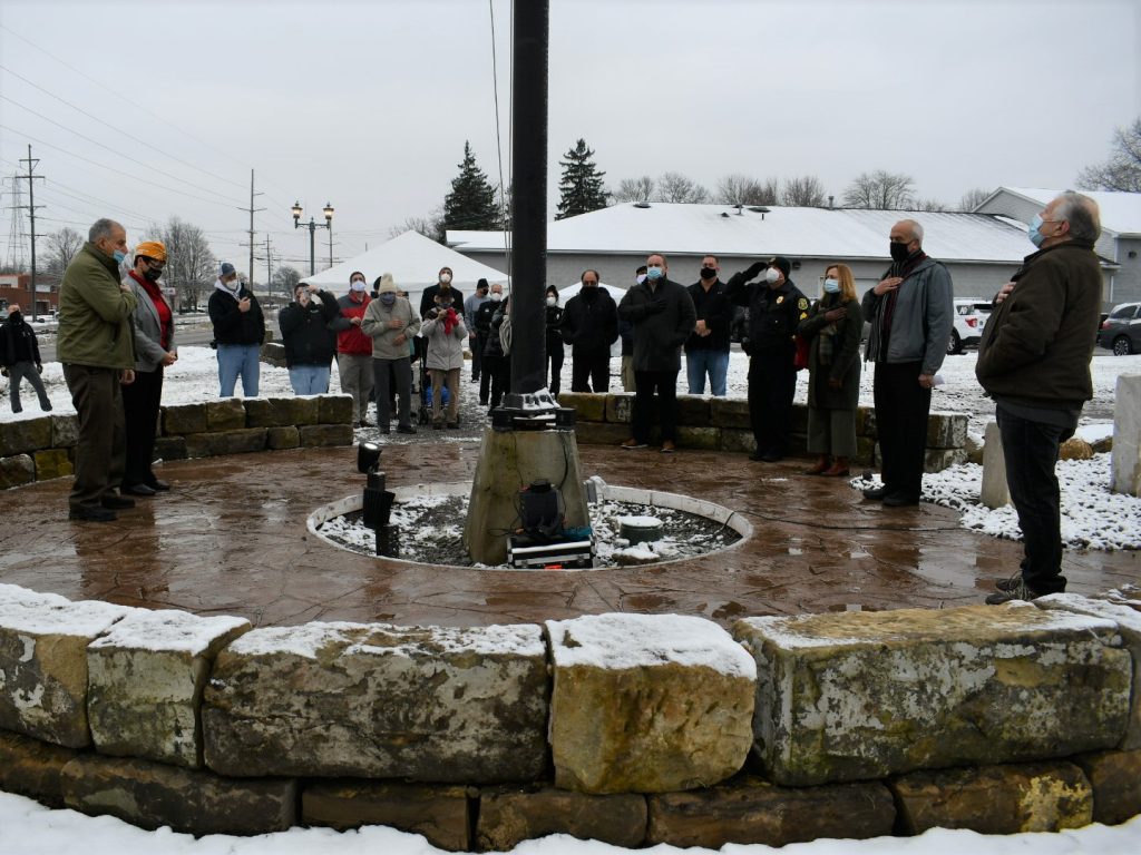 wide view of memorial