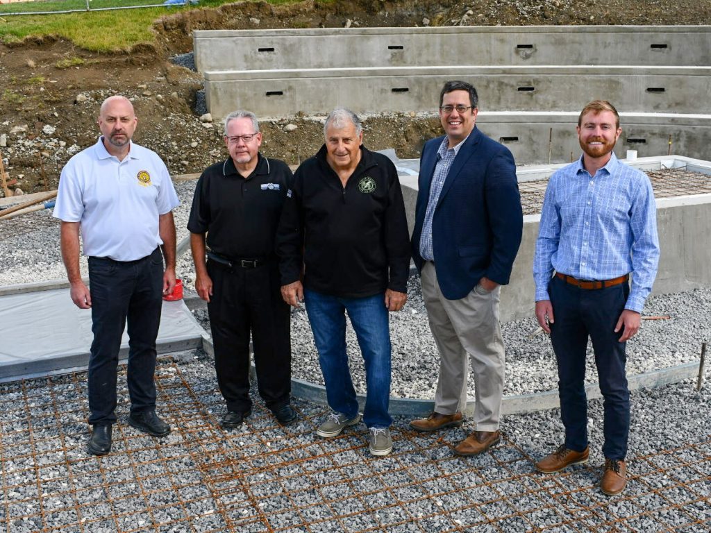 LMCC officials at statue site