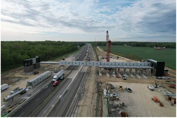 turnpike work in progress