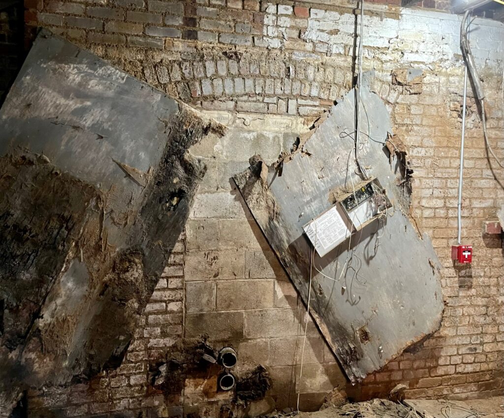 Old electrical panel boards